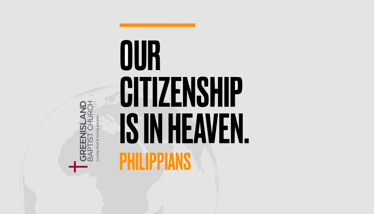 Philippians - Our citizenship is in Heaven - Cover Image